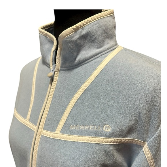 Merrell Women’s Full Zip Fleece Size L – Light Blue Aeroblock - Picture 2 of 11